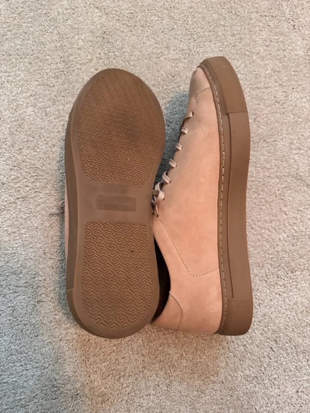 Beckett Simonon Nubuck Leather Sneakers – Sand/Gum – Men's Size 10